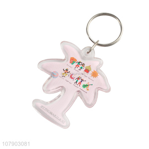 Cartoon Coconut Tree Shape Keychain Fashion Key Ring Wholesale