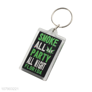 Factory Wholesale Custom Key Tag Key Ring Fashion Keychain