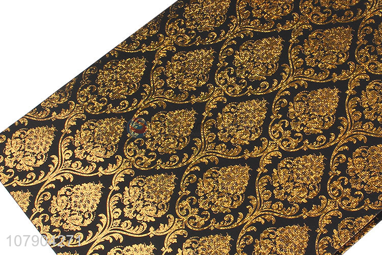 High quality golden printed paper bag holiday gift packaging bag