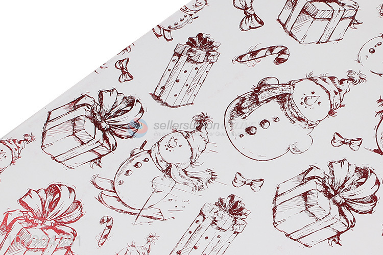 Yiwu Direct Sale White Christmas Day Gift Bag Paper Tote Bag