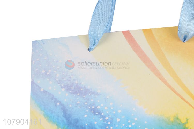 China export creative starry sky graffiti glitter gift paper bag