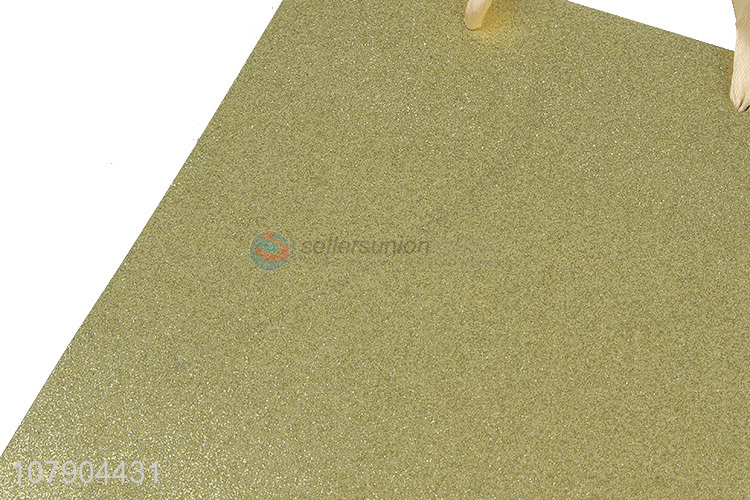 Low price grass green holiday gift bag paper packaging bag