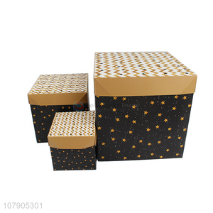 Creative design paper card folding box holiday gift box