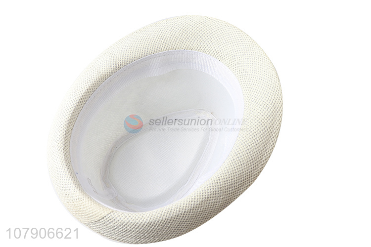 Hot sale fashionable summer breathable fedora panama hat sun hat for men