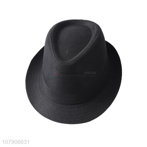 Wholesale men autumn and winter fedora trilby hat sun hat jazz hat