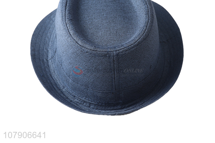 China supplier men fedora trilby hat gentleman hat winter sunhat