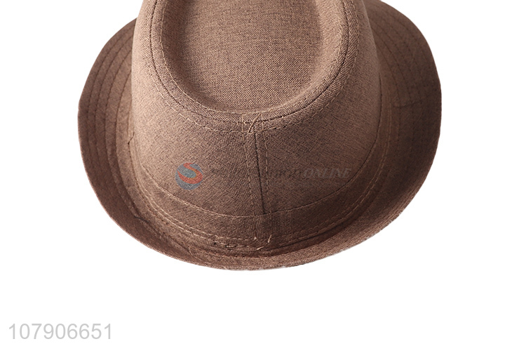 New product men fedora trilby hat gentleman top hat sun hat wholesale