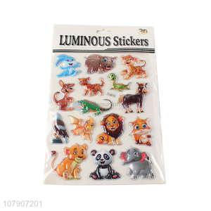 Factory wholesale multi-color creative cartoon animal stickers