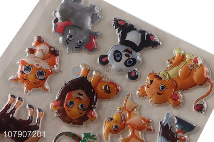 Factory wholesale multi-color creative cartoon animal stickers