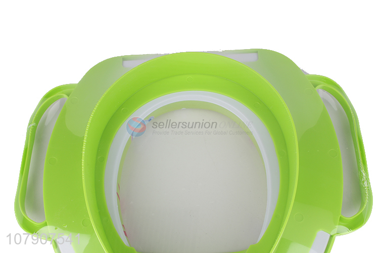 Hot product household plastic baby potty trainer toilet seat with handles