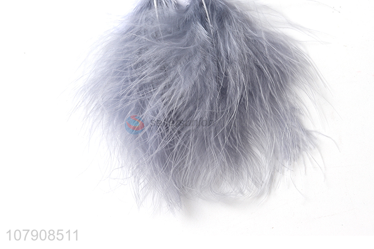 China product fashion jewelry fuzzy ball earrings for lady