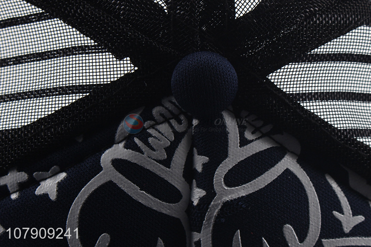 Online wholesale polyester mesh baseball hat for outdoor sports