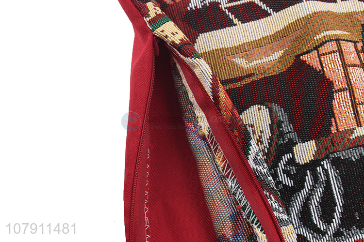 Hot Sale Christmas Home Decoration Cushion Cover Square Pillow Case