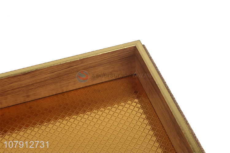 Factory wholesale golden retro packing box acrylic cake box