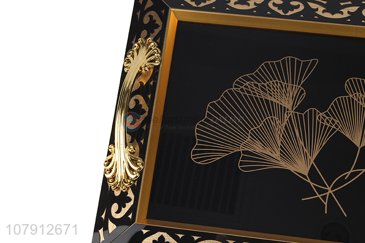 Yiwu wholesale black custom cake tray dessert display tray