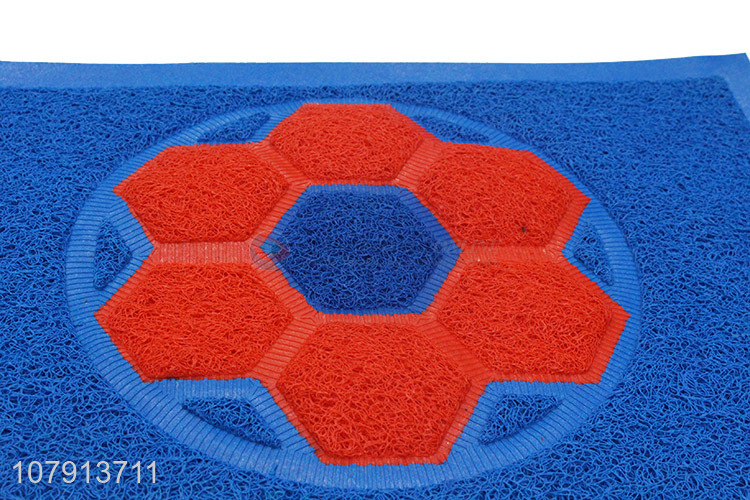 Best quality bathroom flower pattern rubber rug for household