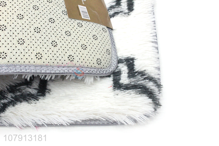 China product polyester long wool printed carpet wholesale