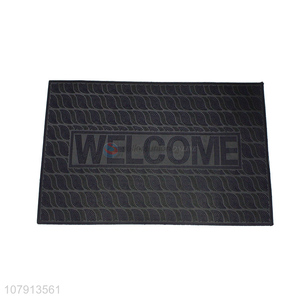 Top selling durable pvc letter pattern carpet for bedroom and bathroom