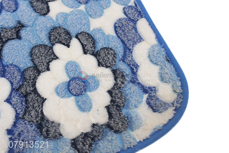Hot products coral velvet oval rug carpet with high quality