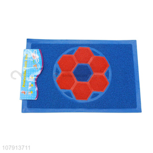 Best quality bathroom flower pattern rubber rug for household