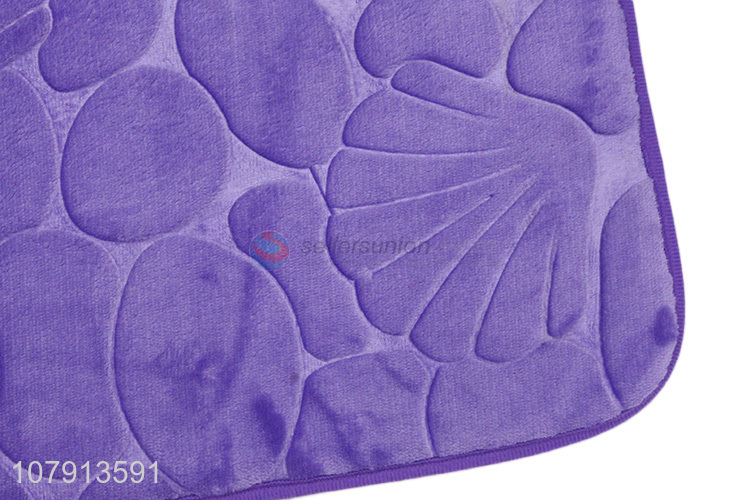 New arrival microfiber embossed monochrome carpet with top quality