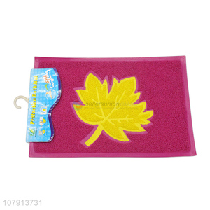 Wholesale from china leaf pattern rubber <em>rug</em> carpet for household
