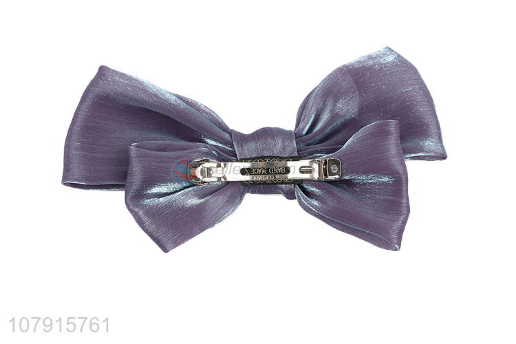 Good Quality Hair Bow Hair Bow Spring Hair Clip For Women