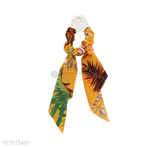 Fashion Scarf Streamers <em>Bow</em> Hair <em>Tie</em> Ladies Hair Scrunchie