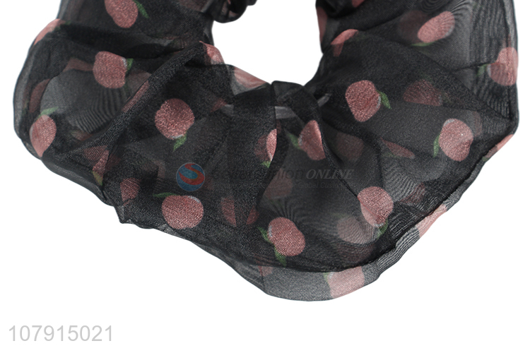 Best Price Strawberry Pattern Hair Rope Hairscrunchies