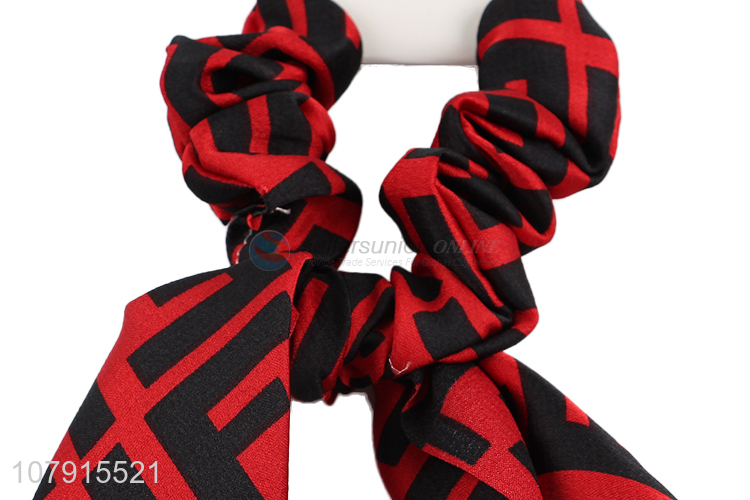 Hot Selling Ladies Temperament Hair Rings Long Ponytail Streamer Hair Scrunchies