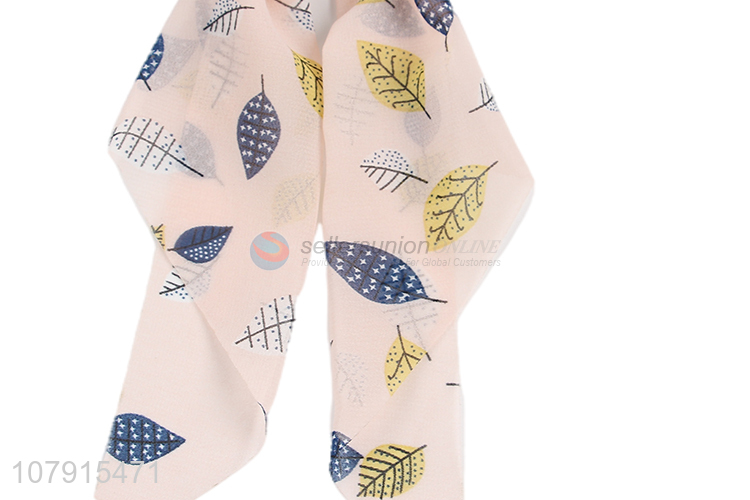 Women Hair Scarf Bow Hair Ties Long Ponytail Streamer Scrunchie