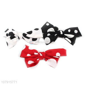 Factory Wholesale Fashion Bow Hairpin Spring Hair Clip