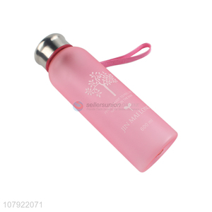 Yiwu Wholesale Pink Plastic Drinking Cup Sports Bottle