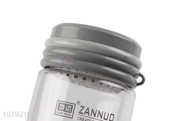 Low price gray plastic portable sports drinking cup wholesale