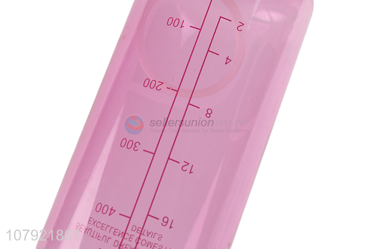 Low price wholesale rose red plastic portable water cup