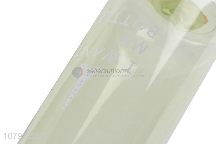 China export green transparent portable drinking cup