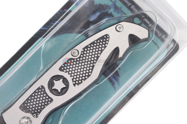 Factory wholesale black portable fruit knife stainless steel knife
