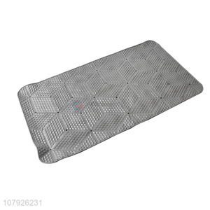 Wholesale from china rectangular grey household bathroom mat for sale