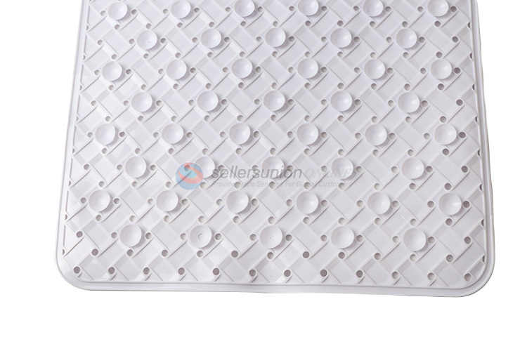 New products white pvc non-slip bathroom mat with cheap price