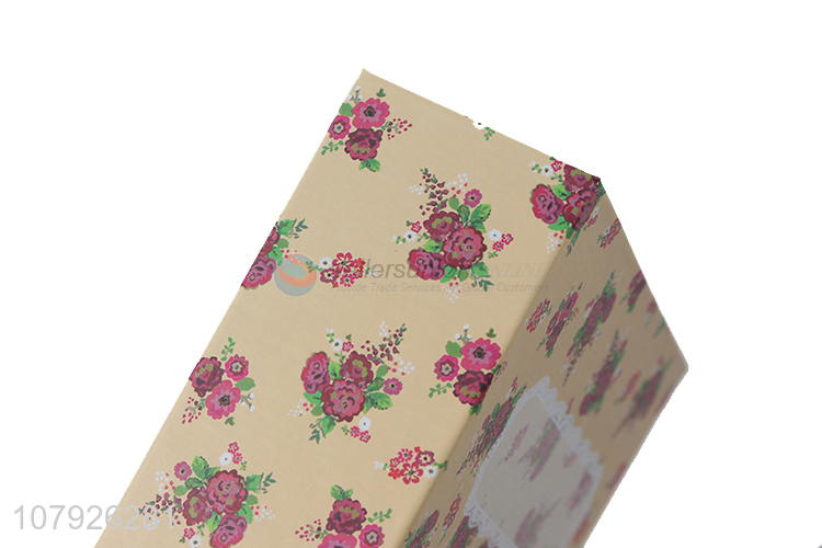 Hot sale 100 pockets floral printing paper cover for 4*6 photo albums