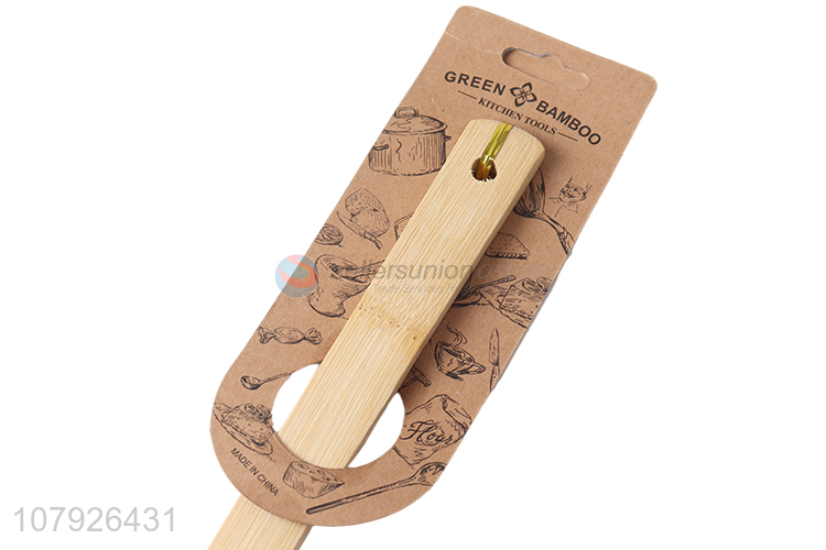 Good quality cooking utensils reusable bamboo turner kitchen frying spatula