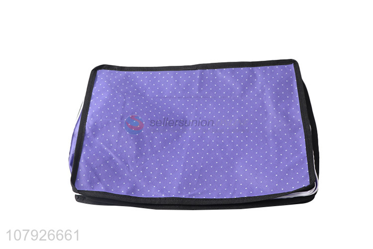 Yiwu wholesale purple multi-purpose household clothes storage bag