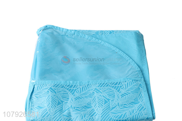 New arrival blue non-woven embossed suit dust bag