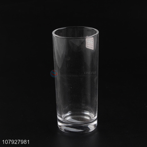 Factory price cylindrical transparent glass water cup whisky cup beer cup juice mug