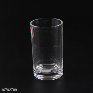 Latest arrival cylindrical clear glass water cup/milk cup/whisky glass/beer glass