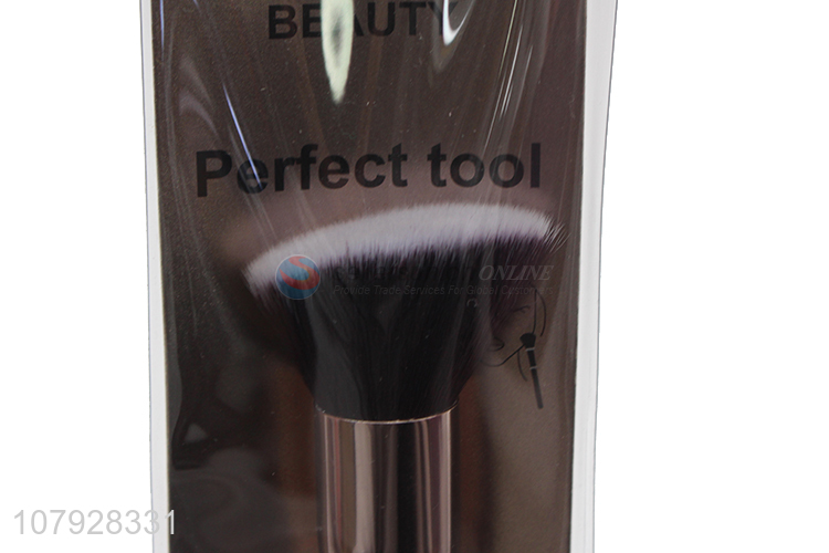 Factory price Champagne loose powder brush ladies makeup tools