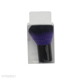 Good wholesale price black short handle loose powder brush for women