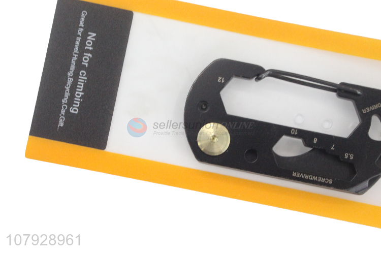 Best quality stainless steel multi-function outdoor tools keychain