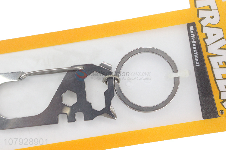 Online wholesale durable multi-function keychain tools for bicycling