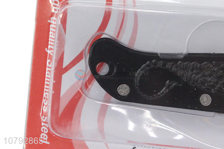 Top quality stainless steel blade outdoor portable pocket knife